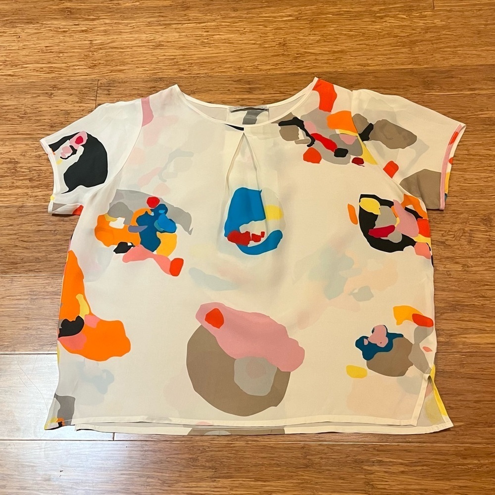 Objects Without Meaning "Francie" Mike Mills Print. 100% Japanese Cupro Top. - Picture 7 of 16